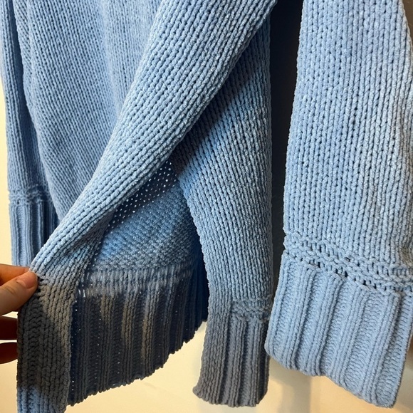 Aerie Oversized Cowl Turtleneck Side Slit Sweater Small - Picture 3 of 5